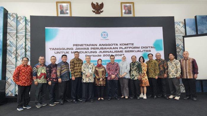 Dewan Pers Kukuhkan 11 Anggota Komite Tanggung Jawab Perusahaan Platform Digital Periode 2024-2027