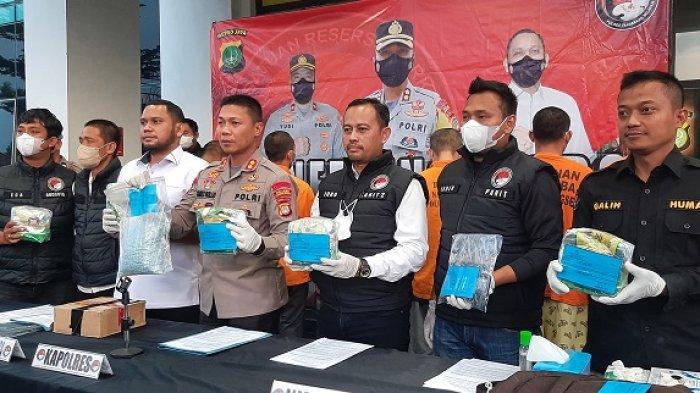 Polisi Gagalkan Peredaran Narkoba Senilai Rp 10 M yang Bakal Diedarkan di Jakarta dan Tangerang Raya