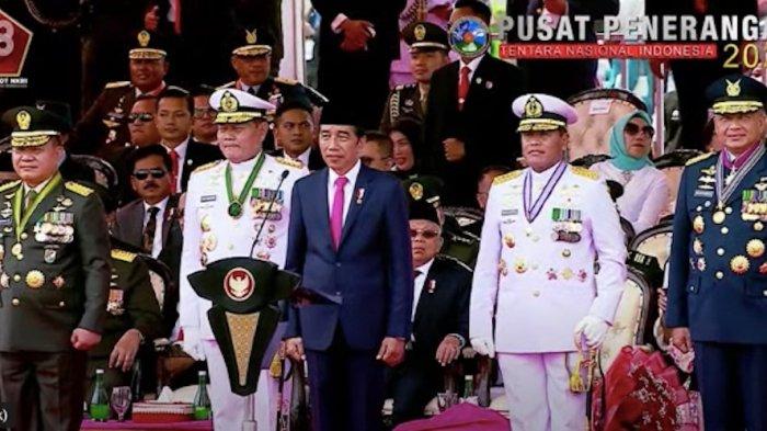 HUT ke-78 TNI, Jokowi Puji Tingkat Kepercayaan Masyarakat yang Tinggi Capai 90 Persen