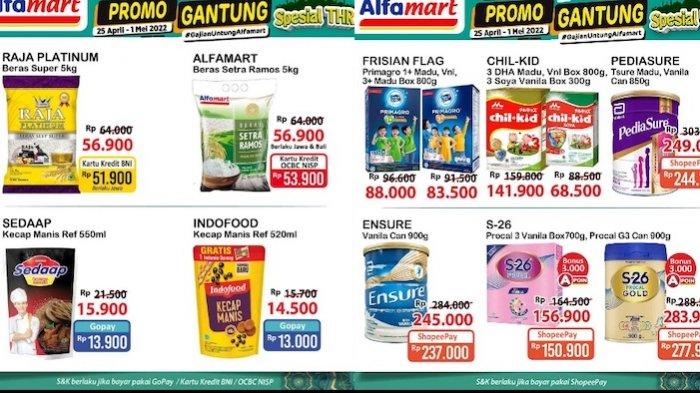 Promo Lebaran Alfamart Gantung 26 April Diskon Minyak Goreng, Kue Kaleng, Sirup, Susu dll