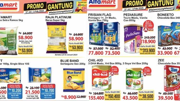 Katalog Promo Gajian Alfamart 27 Januari Diskon Beras, Minyak Goreng, Susu UHT, Deterjen dll