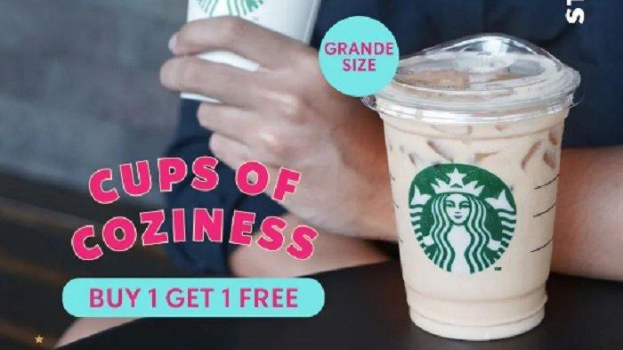 Promo Makanan 10 Agustus Jelang HUT Kemerdekaan Beli 1 Starbuks Gratis 1 Kopi