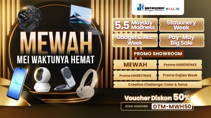 Promo tematik sepanjang bulan Mei di DatascripMall.ID