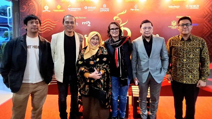 LAGU NASIONALISME - Rian Ekky Pradipta bersama dengan Pay Burman, Neno Warisman, Vicky Sianipar jadi juri FNAN. Ia berharap acara ini bisa membangkitkan rasa nasionalisme generasi muda.