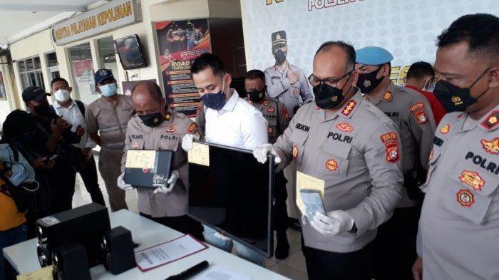 Kuli Bangunan Pencuri Rumsong dan Material Proyek Dibekuk Polisi