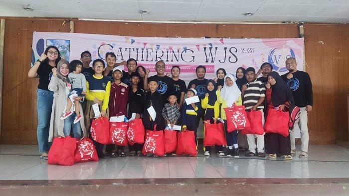 Senyum Semringah Puluhan Anak Yatim saat Terima Santunan dari Wartawan Jakarta Selatan