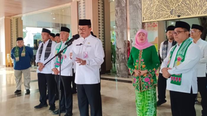 Suasana perpisahan Wali Kota Jakarta Selatan, M Anwar 2