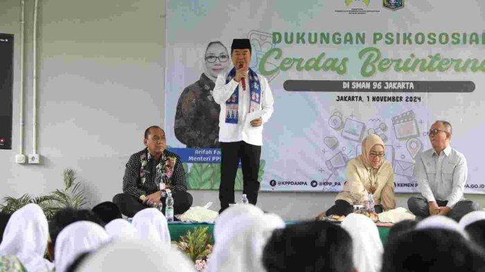 Teguh Setyabudi Dukung Upaya Kementerian PPPA Bimbing Pelajar di Jakarta Bijak Berinternet