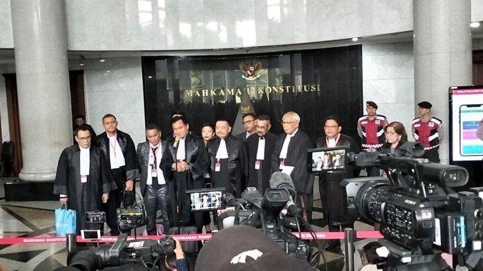Detik-detik Tim Kuasa Hukum Deklarasi Prabowo Subianto Sah Presiden RI di Gedung MK