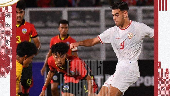 Babak I Timnas Timor Leste U-20 0-2 Timnas Indonesia U-20, Raven dan Riski Bikin Skuad Garuda Unggul