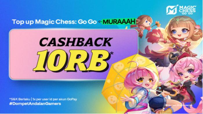 Top up magic chess: go go melalui GoPay Games