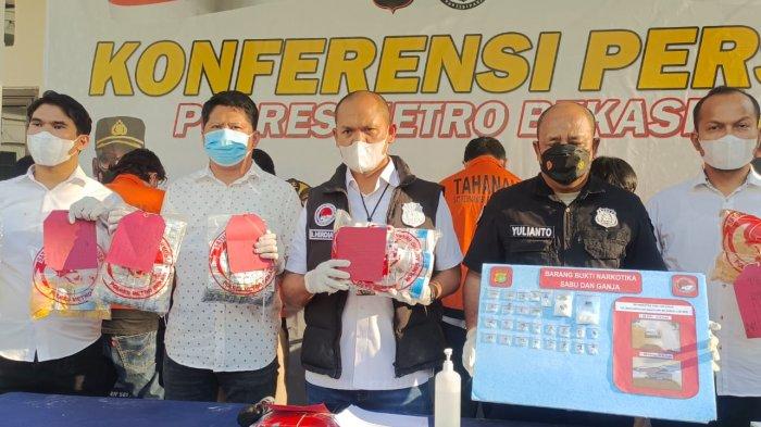 Edarkan Puluhan Gram Sabu dan Ganja, Dua Pemuda di Bekasi Terancam Hukuman Mati