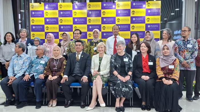Perkuat Riset dan Inovasi, UI dan UQ Resmikan UI-UQ Collaboration Centre