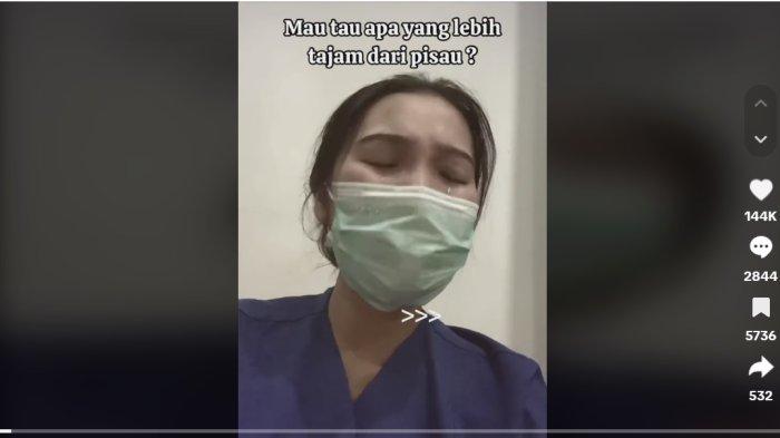 Viral, Perawat Menangis Disebut Cuma Babu, Mahasiswi Hukum Langsung Klarifikasi dan Minta Maaf