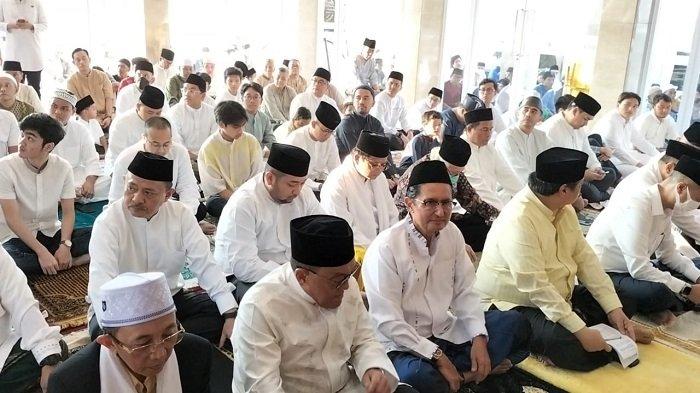 Airlangga Hartarto Manfaatkan Salat Idulfitri Bicara Soal Pileg dan Pilpres di Depan Kader Golkar