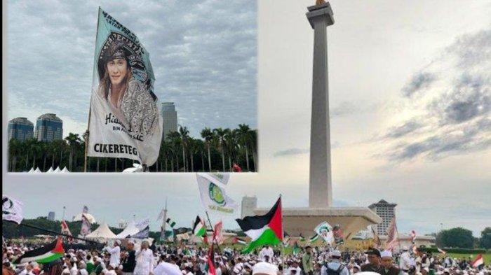 Hadiri Reuni 212 di Monas, Habib Rizieq Minta Peristiwa Berdarah di KM 50 Segera Diusut Tuntas