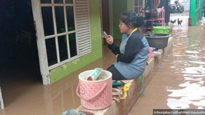 Ratusan Rumah di Paseh Kabupaten Bandung Terendam Banjir Akibat Meluapnya Sungai Tarikolot