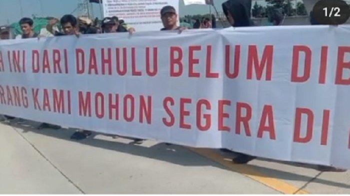 Pemblokiran Jalan Tol Jatikarya 2 Bekasi Oleh Ahli Waris Yang Tanahnya Belum Dibayarkan