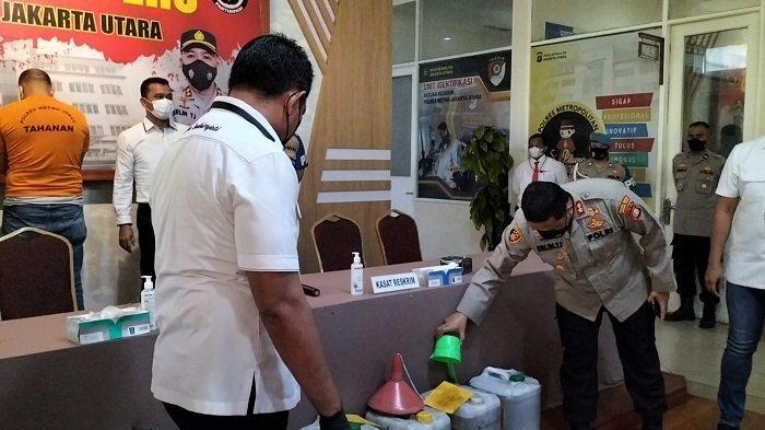 Polisi Tangkap Pedagang Sembako yang Mencurangi Timbangan Migor Curah, Raup Untung Miliaran Rupiah