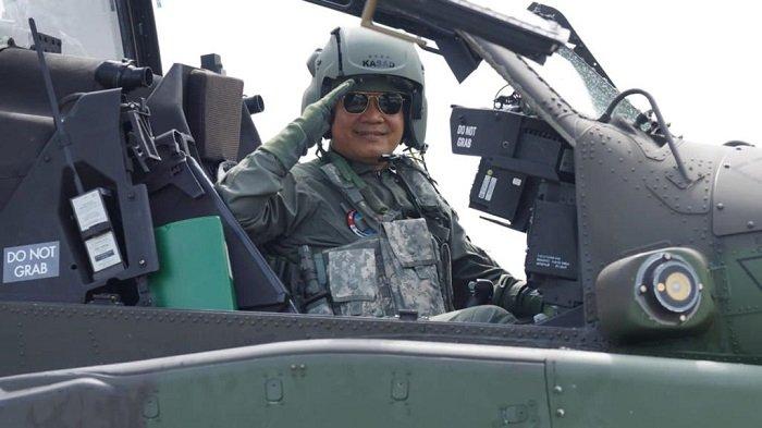 Terbang 30 Menit, Dudung Abdurachman Jadi KSAD Pertama Piloti Helikopter Serbu Apache
