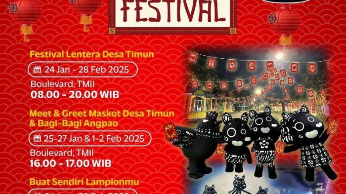 Sambut Imlek 2025, TMII Gelar Festival Lentera dan Bagi-bagi Angpao