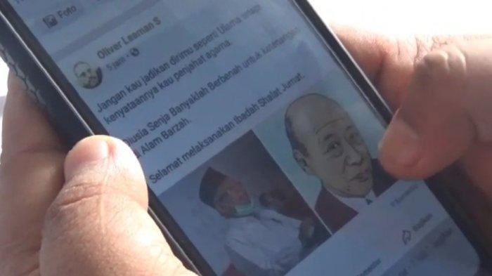 Tak Rela Foto Wapres KH Ma'ruf Amin Disandingkan dengan Kakek Sugiono, GP Ansor Polisikan Netizen