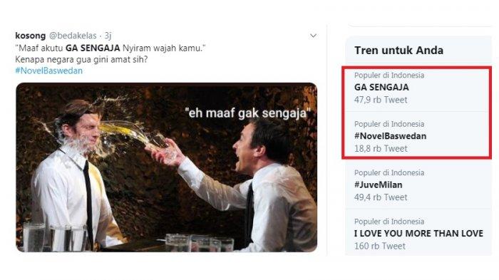 Ngga Sengaja Siram Novel Baswedan dengan Air Keras Jadi Trending Topic, Hanya Ada di Negeri + 62?