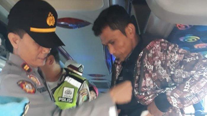Polisi Berhentikan Bus-bus Umum Arah Jakarta  di Perbatasan Terkait  Kerusuhan Aksi 22 Mei