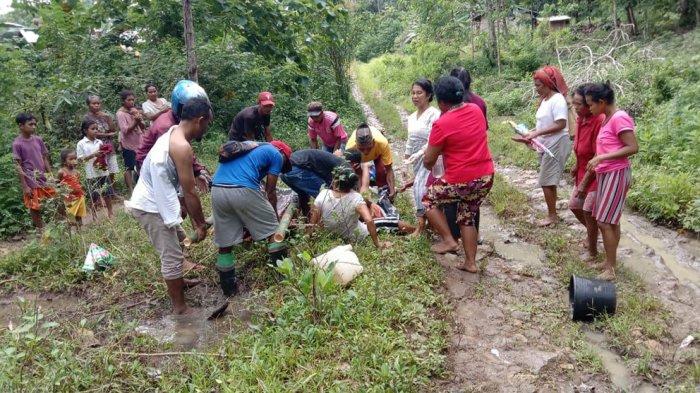 Viral Ibu Hamil di Manggarai Barat Terpaksa Melahirkan di Pinggir Jalan, Gara-gara Jalan Rusak Parah