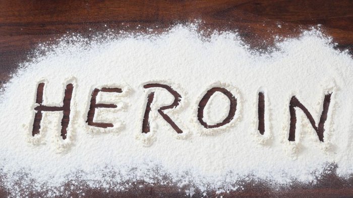 Ilustrasi Heroin.