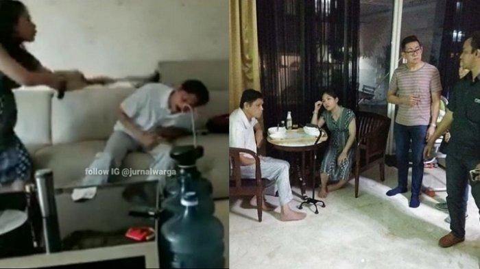 VIRAL Video Pria Alami Stroke Dianiaya Wanita dengan Tongkat, Pelaku Diduga Gangguan Jiwa