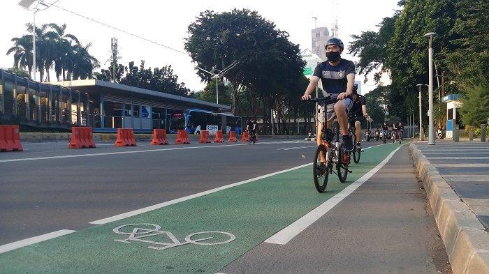 Gubernur Anies: Telah Terbangun 97,77 Km Jalur Sepeda di Jakarta