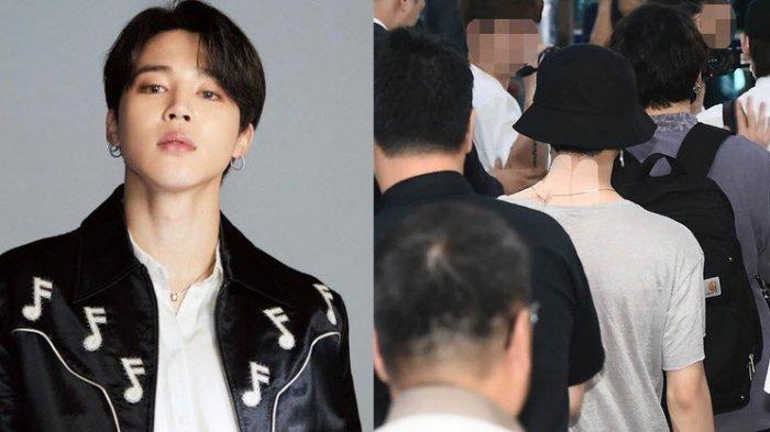 Jimin BTS Pakai Koyo, Penggemar Seluruh Dunia Munculkan Hastag JiminGetWellSoon