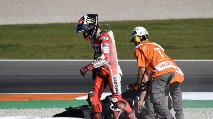Lorenzo Ducati start terdepan di MotoGP Katalunya