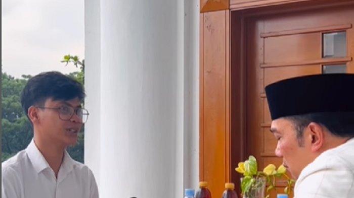 Momen Pertemuan Ridwan Kamil dan Husein Guru ASN Pangandaran, Usut Pungli dan Janjikan Jadi Guru SMA