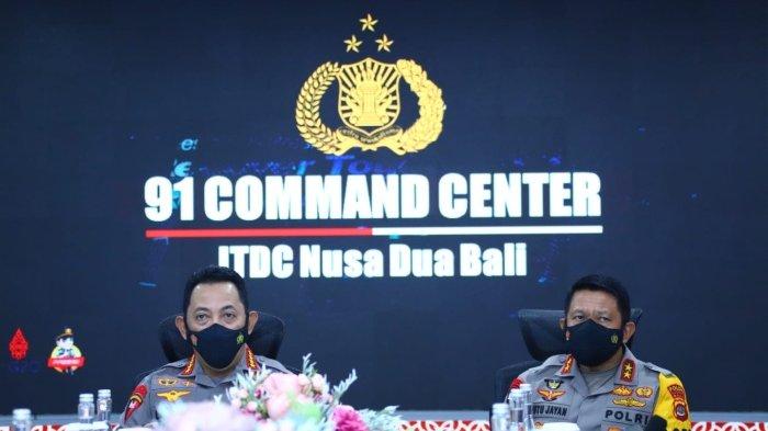 Kapolri Tinjau 91 Command Center, Pastikan Pengamanan Even Internasional Berlangsung Aman dan Tertib