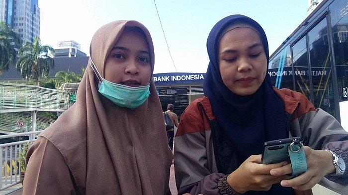 Transjakarta Terhalang Massa Aksi 212, Karyawati di Kawasan Thamrin Ini Pilih Dijemput Pacar