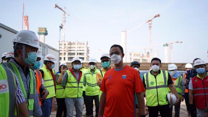 Anies Baswedan Meninjau Pembangunan Stadion JIS  Kandang Persija Jakarta