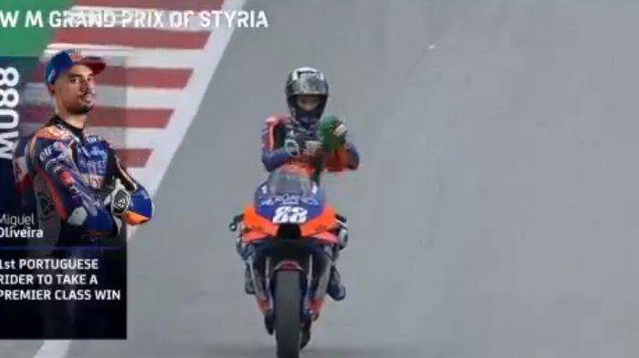 Kejutan di Lap Terakhir MotoGP Styria, Pol Esperago dan Jack Miller Bertarung, Miguel Oliviera Juara
