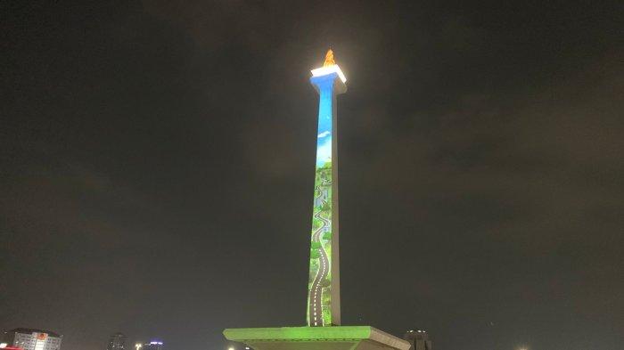 Wisata Jakarta: Warga Depok Penasaran Lihat Pertunjukan Video Mapping saat Monas Week