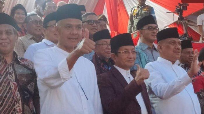 Ganjar Pranowo dan Nasaruddin Umar Mulai Kompak Tampil Bersama dalam Acara Halalbihalal