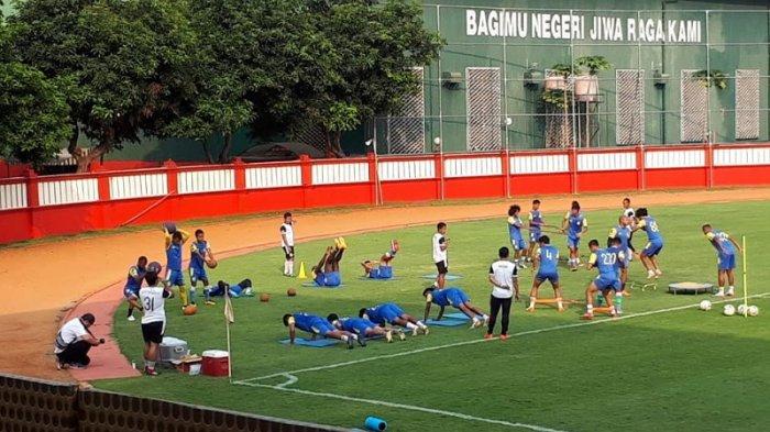 Jelang Hadapi Semen Padang, Skuat Bhayangkara FC Berlatih Penguatan Otot