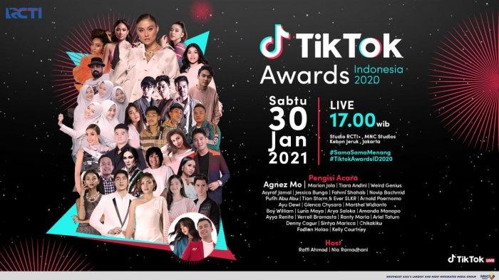 Inilah Deretan Artis yang Tampil di TikTok Awards Indonesia 2020 Malam Ini