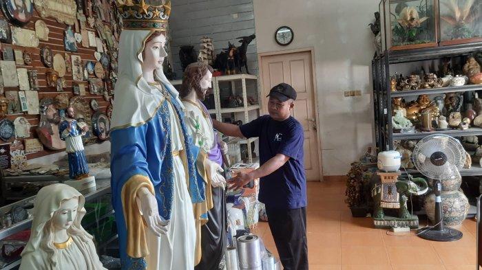 Menengok Pabrik Pembuatan Patung Rohani di Serpong, Ada yang Tinggi Hingga 2 Meter