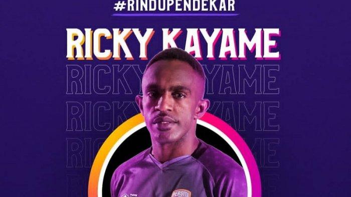 Persita Tangerang Hadirkan Ricky Kayame di Edisi Rindu Pendekar, Rabu Besok