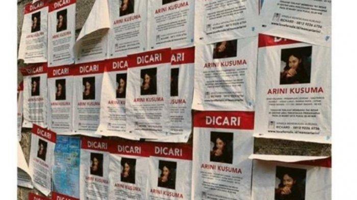 Ramainya Poster Pencarian Arini di Baliho dan Poster, Siapa Perempuan Cantik yang Hilang Tersebut?