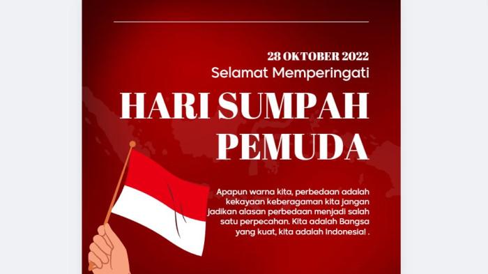 40 Poster Hari Sumpah Pemuda 2025, Unduh Gratis untuk Dibagikan ke Medsos