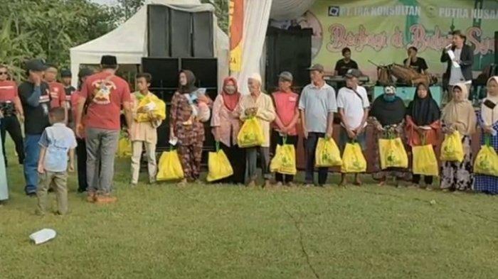 Ira Konsultan dan Komunitas Putra Nusantara Berbagi ke Ratusan Warga Kurang Mampu di Wanereja