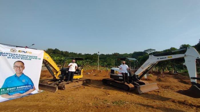 Bantu Pemakaman Covid-19, Kementerian PUPR Kirim 2 Eskavator ke Kota Bogor, Ini Kata Dedie A Rachim