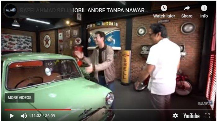 Raffi Ahmad Naksir Mobil Mini Milik Andre Taulany, Ditawar Rp600 Juta tapi Bayar Rp700 Juta